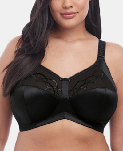 Elomi Full Figure Cate Soft Cup No Wire Bra El4033, Online Only In Black