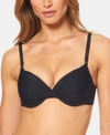 Bleu Rod Beattie Plus Size Shirred Underwire Bikini Top Women's Swimsuit In Black