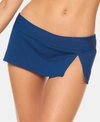 Bleu By Rod Beattie Bleu Rod Beattie Slit Swim Skirt In Navy