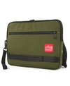 Manhattan Portage Large Henry Portfolio Case In Olive