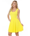 White Mark Plus Size Crystal Dress In Yellow