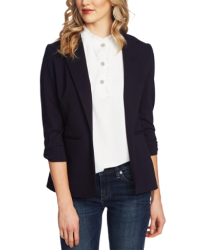 Cece Knit Blazer In Caviar