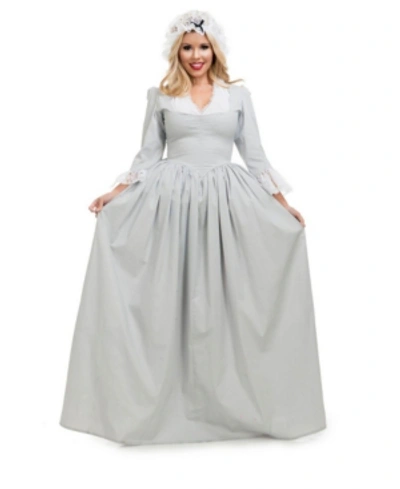 Buyseasons Women's Colonial Woman Grey Adult Costume In Gray