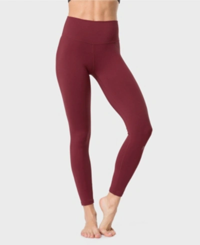 Yvette Low Impact Yoga Pants Sports Leggings For Fitness Training Gym Workout - Shift Series In Wine