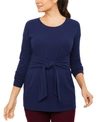A PEA IN THE POD MATERNITY TIE-FRONT TOP