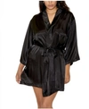 ICOLLECTION ICOLLECTION PLUS SIZE ULTRA SOFT SATIN LOUNGE AND POOLSIDE ROBE