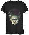 FIFTH SUN UNIVERSAL MONSTERS JUNIORS BRIDE OF FRANKENSTEIN BIG FACE SHORT SLEEVE TEE SHIRT