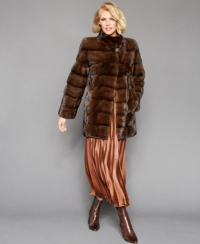 The Fur Vault Mink-fur Jacket In Demibuff