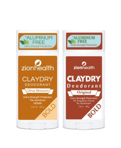 Zion Health Citrus Blossom Plus Original Deodorant Duo, 5.6oz