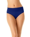 Anne Cole High-waist Bikini Bottoms In Navy