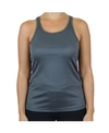 Shop Galaxy By Harvic Women's Moisture Wicking Racerback Tanks In Charcoal