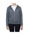 Galaxy By Harvic Women's Fleece-lined Zip Hoodie In Charcoal