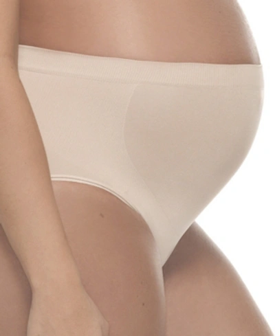Annette Women's Soft And Seamless Pregnancy Panty In Nude