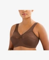 Glamorise Women's Full Figure Plus Size Magiclift Original Wirefree Support Bra 1000 In Mocha