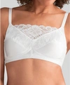 Amoena Isabel Wire-free Camisole Soft Post-surgery Bra In White