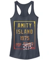 FIFTH SUN JAWS AMITY ISLAND POPULATION CHANGE SIGN GRADIENT IDEAL RACER BACK TANK