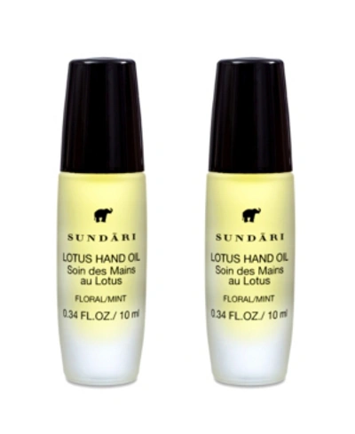 SUNDARI LOTUS OIL HAND AND CUTICLE TREATMENT