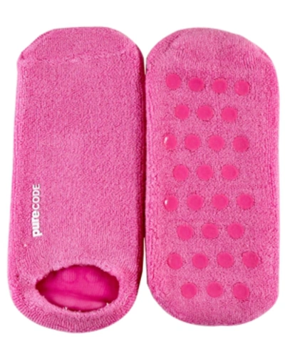 Purecode Moisturizing Gel Socks In Pink