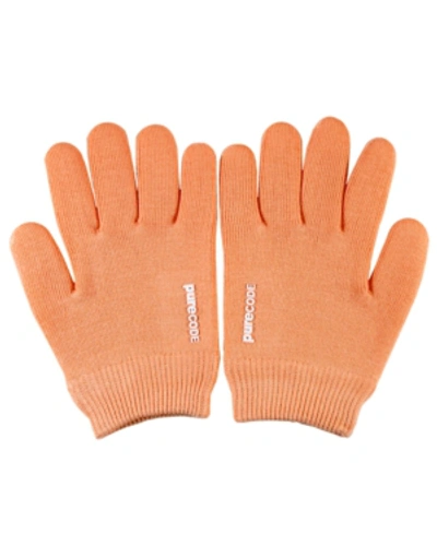 Purecode Moisturizing Gel Gloves In Peach