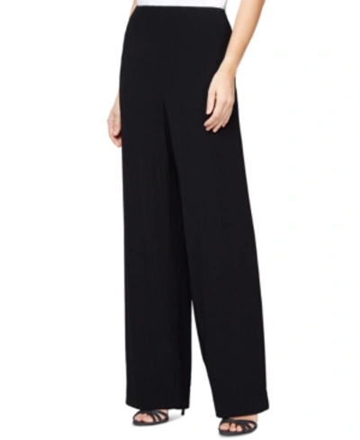 Alex Evenings Straight-leg Pants In Black
