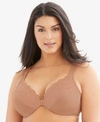 Glamorise Plus Size Full Figure Magiclift Natural Shape Front Closure Wirefree Bra In Cappuccino (nude 3)