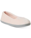 Dearfoams Rebecca Faux Fur Slipper In Soft Pink