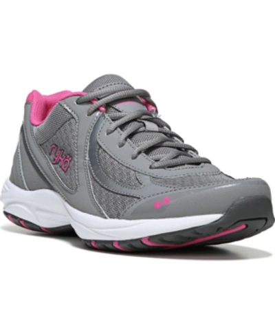 Ryka Women's Dash 3 Walking Shoes In Gray
