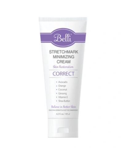 Belli Skin Care Stretchmark Minimizing Cream, 6.5 Oz.