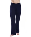 American Fitness Couture Women's High Waist Comfortable Bootleg Yoga Pants In Navy