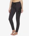 Felina Essentials Soft Suede Mid-rise Legging In Carml Chet