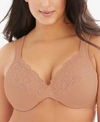 Glamorise Plus Size Full Figure Magiclift Natural Shape Front Closure Wirefree Bra In Brown