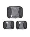 Baggallini Women's 2 Medium And 1 Large Compression Cubes In Black
