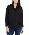 A PEA IN THE POD TIERED ZIPPER SIDE ACCESS NURSING BLOUSE