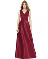 ALFRED SUNG SATIN A-LINE GOWN