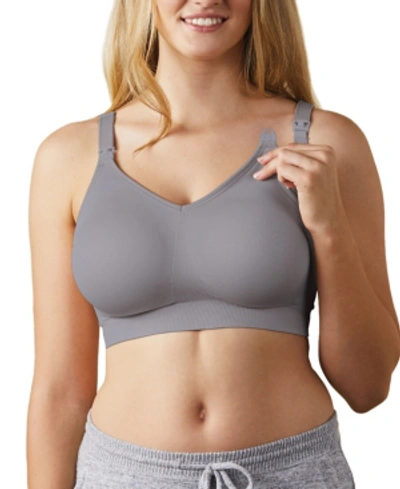 Bravado Designs Body Silk Seamless Full Cup Nursing Bra In Silver