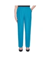 Alfred Dunner Women's Plus Size Colorado Springs Twill Proportioned Short Pant In Jade
