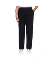 ALFRED DUNNER WOMEN'S CLASSIC FRENCH TERRY PROPORTIONED MEDIUM PANT