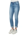 DEMOCRACY WOMEN'S MID-RISE AB SOLUTION GIRLFRIEND JEANS