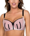 Parfait Women's Charlotte Contour Padded Bra In Cameo Rose With Black