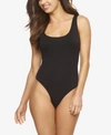Felina Blissful Layering Bodysuit In Black