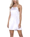 Icollection Satin Chemise In Ivory