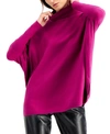 ALFANI DROP-SHOULDER TURTLENECK SWEATER, CREATED FOR MACY'S