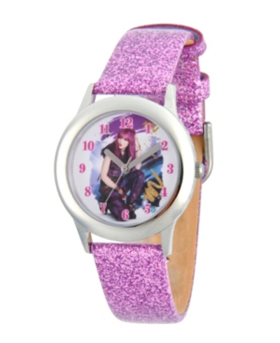 Ewatchfactory Kids' Disney Descendants 2 Mal Tween Girls' Stainless Steel Watch In Purple