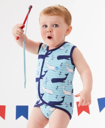 Splash About Kids' Baby Wrap Wetsuit In Vintage Moby