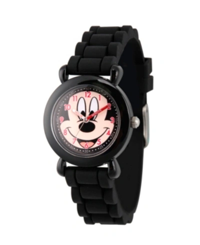 Ewatchfactory Kids' Disney Mickey Mouse Boys' Black Plastic Time Teacher Watch