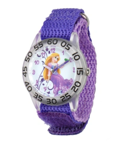 Ewatchfactory Kids' Disney Aurora Girls' Plastic Time Teacher Watch In Purple