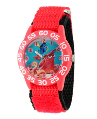 Ewatchfactory Kids' Disney Finding Dory Nemo, Hank And Dory Boys' Red Plastic Time Teacher Watch