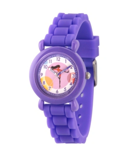 Ewatchfactory Kids' Disney The Incredibles 2 Violet Parr Girls' Purple Plastic Time Teacher Watch