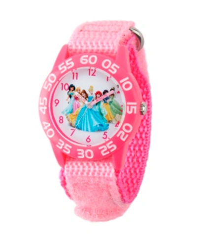 Ewatchfactory Kids' Disney Princess Girls' Pink Plastic Time Teacher Watch