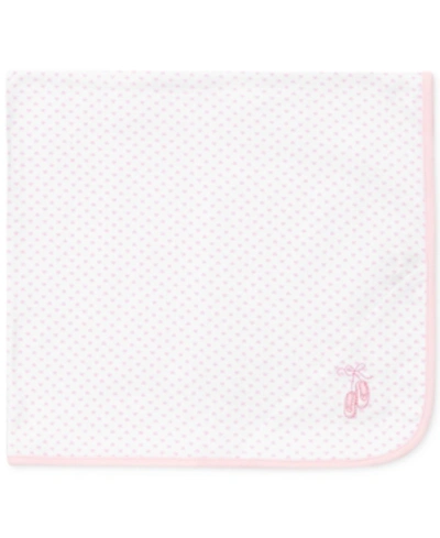 Little Me Kids' Baby Girls Prima Ballerina With All Over Heart Print Blanket In White/pink